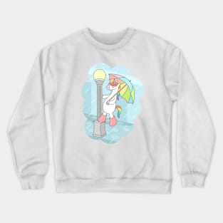 Unicorn Singin In The Rain Crewneck Sweatshirt